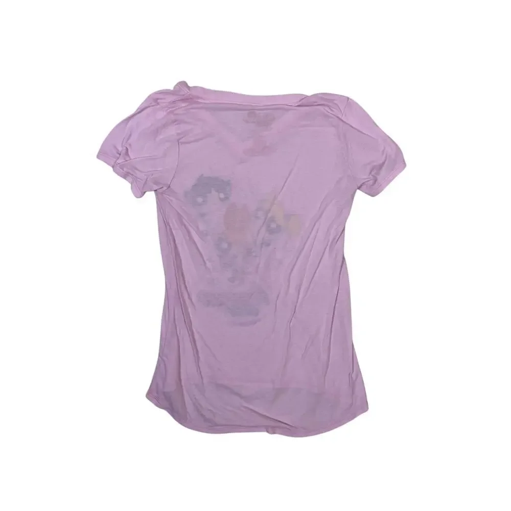 Powerpuff‎ Girls Graphic T-Shirt Women’s Small Rayon Soft Tee Cartoon Network - Picture 4 of 5